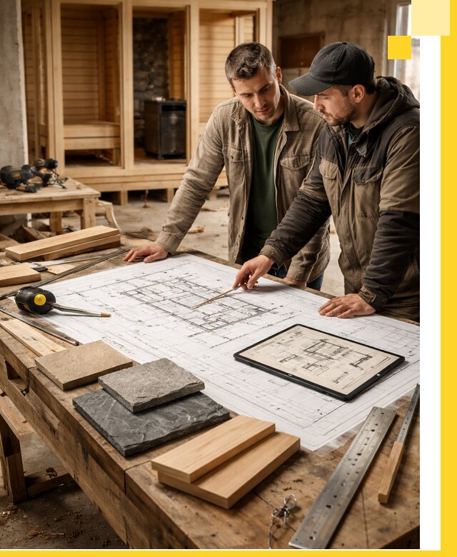 Проекты бань под ключ и планы строительства в Березниках