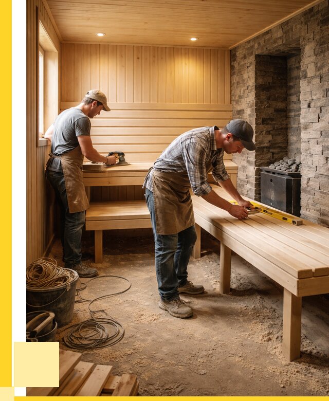 Отделка бани в Березниках: внутренняя отделка от 3090 р. | ЭриданБрз