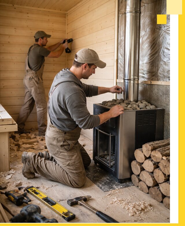 Строительство деревянных бань под ключ в Березниках проекты и монтаж