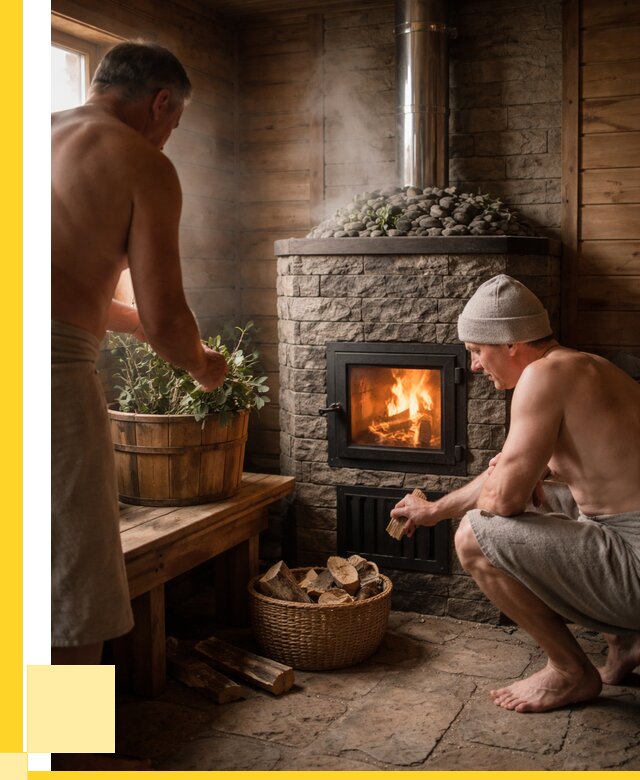 Банные печи под ключ в Березниках от 46346 р. | ЭриданБрз кирпичная