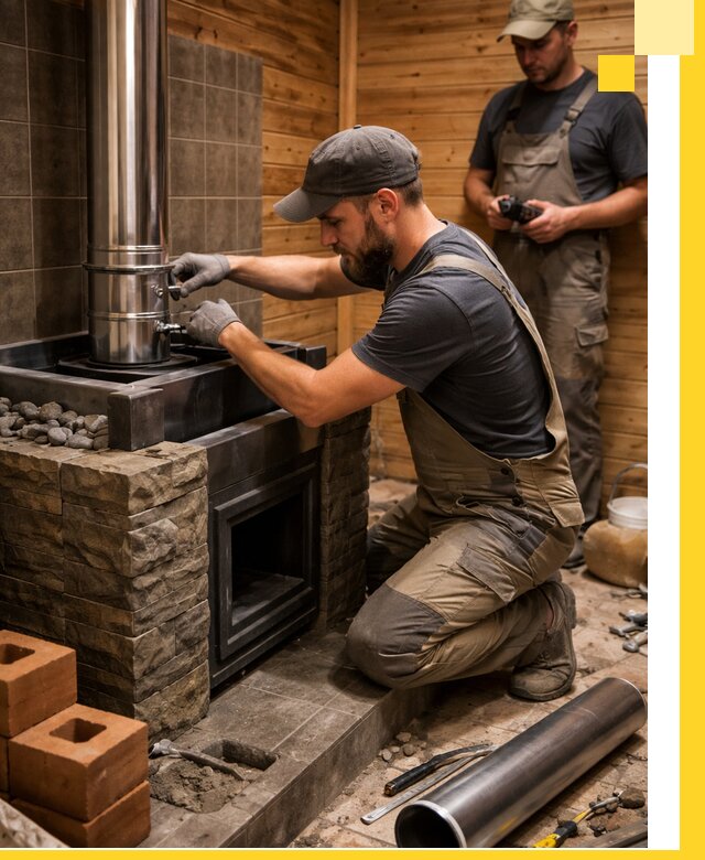 Изготовление и установка банных печей под ключ в Березниках