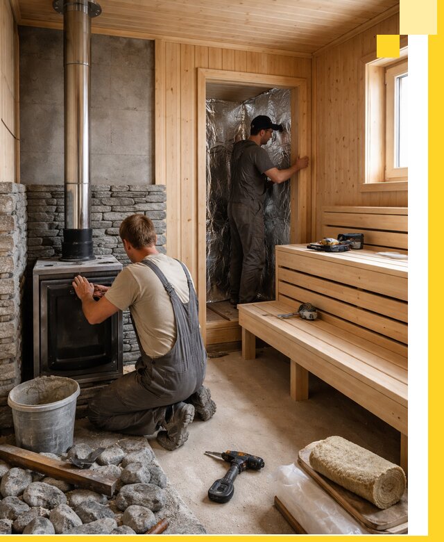 Строительство и изготовление бань под ключ в Березниках