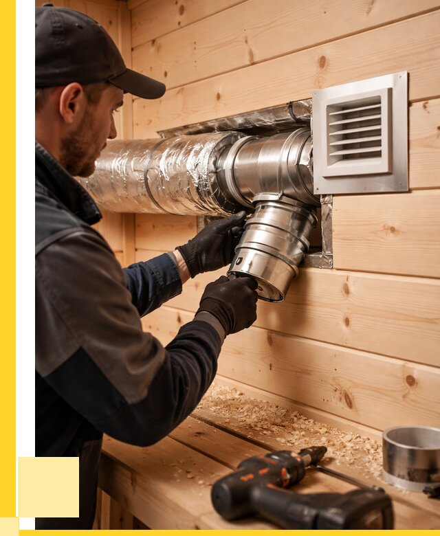 Монтаж вентиляции бани в Березниках от 12359 р. | ЭриданБрз