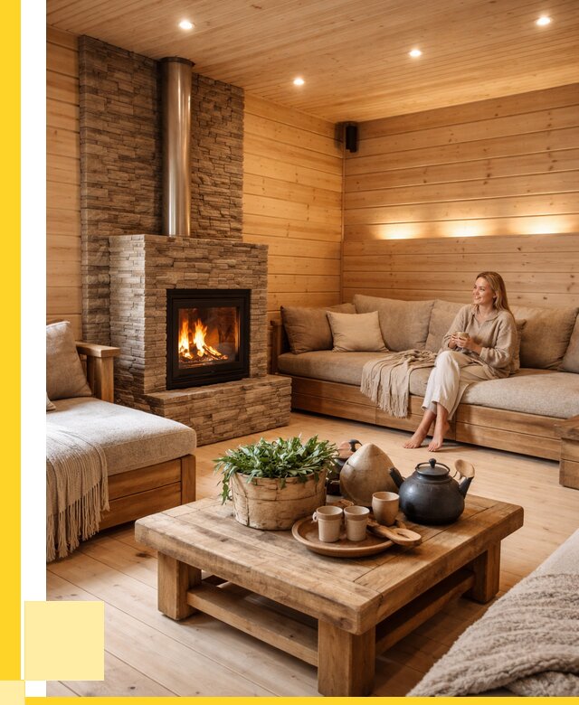 Проект бани с комнатой отдыха в Березниках от 36047 р. | ЭриданБрз