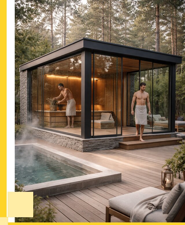 Стеклянные бани и двери в Березниках от 463455 р. | ЭриданБрз