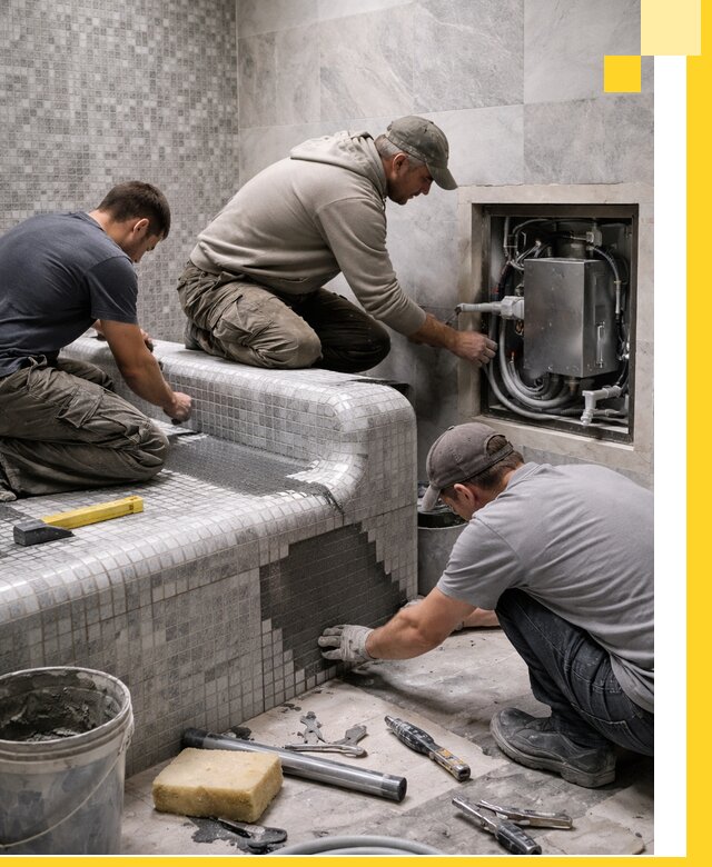 Проекты хамамов под ключ в Березниках и дизайн и строительство