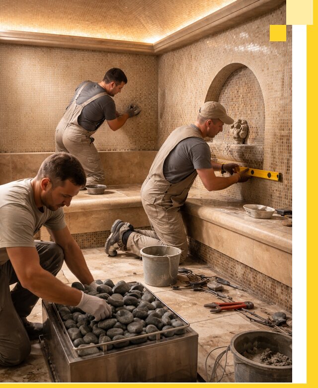 Проектирование и строительство хамама и сауны в Березниках