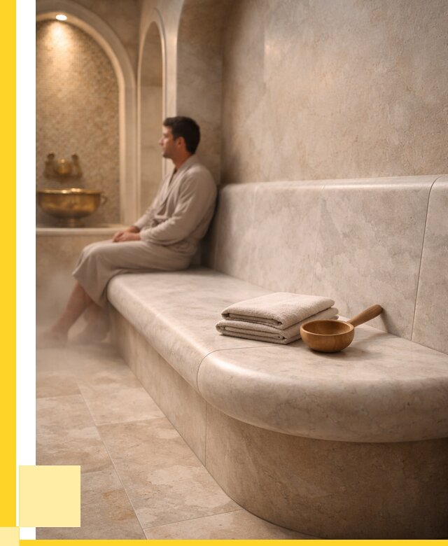 Сиденья для хамама в Березниках под ключ от 12359 р. | ЭриданБрз