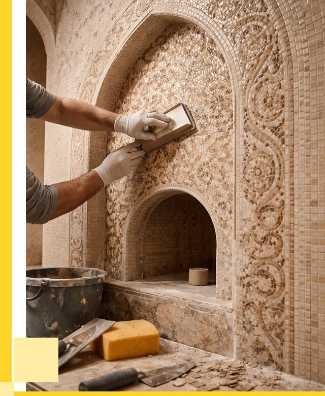 Мозаика для хамама в Березниках под ключ от 5150 р. | ЭриданБрз