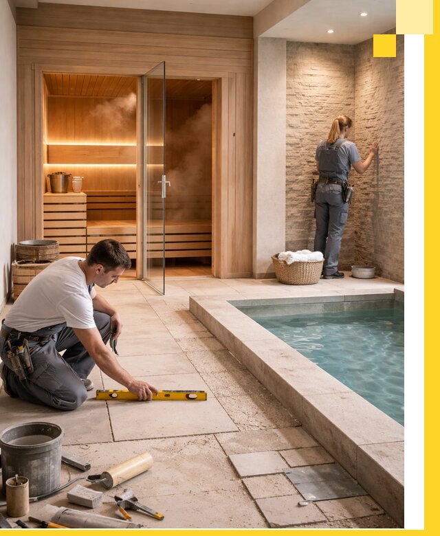 Комплексный дизайн и отделка интерьеров SPA под ключ в Березниках